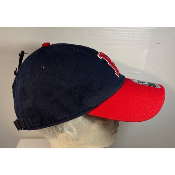 Boston Red Sox Hat 47 Brand Adjustable Cap Navy Red MLB Baseball Hat OSFA - Picture 2 of 8